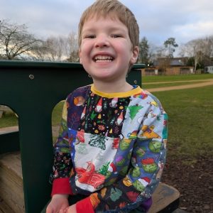 Children's Christmas Patchwork Jumper